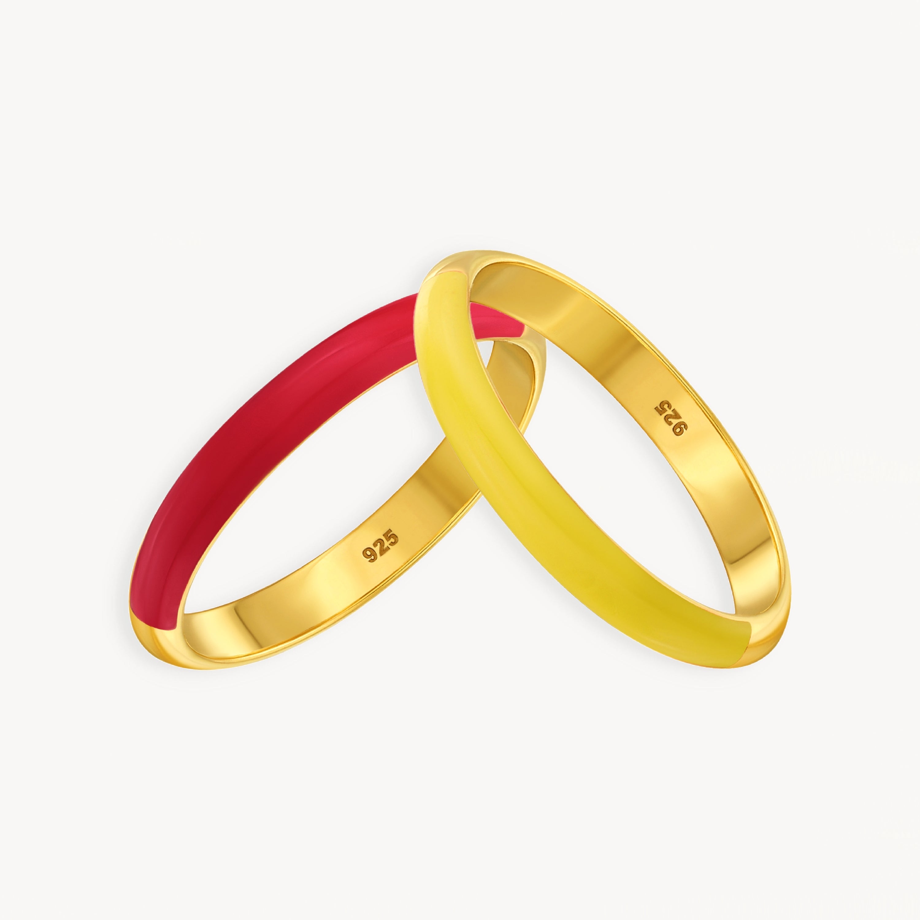 925 STERLING SILVER ENAMELED RING