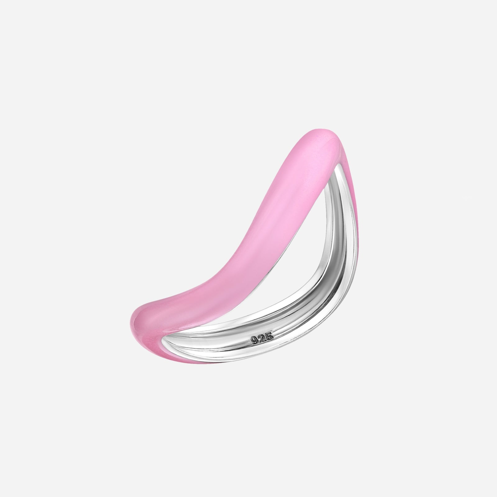 925 STERLING SILVER ENAMELED RING