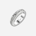 925 STERLING SILVER WITH DIAMOND CUT RING