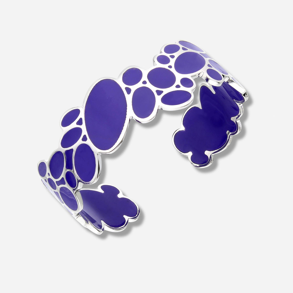 925 STERLING SILVER CLASSIC RESIN WITH ENAMEL BANGLE