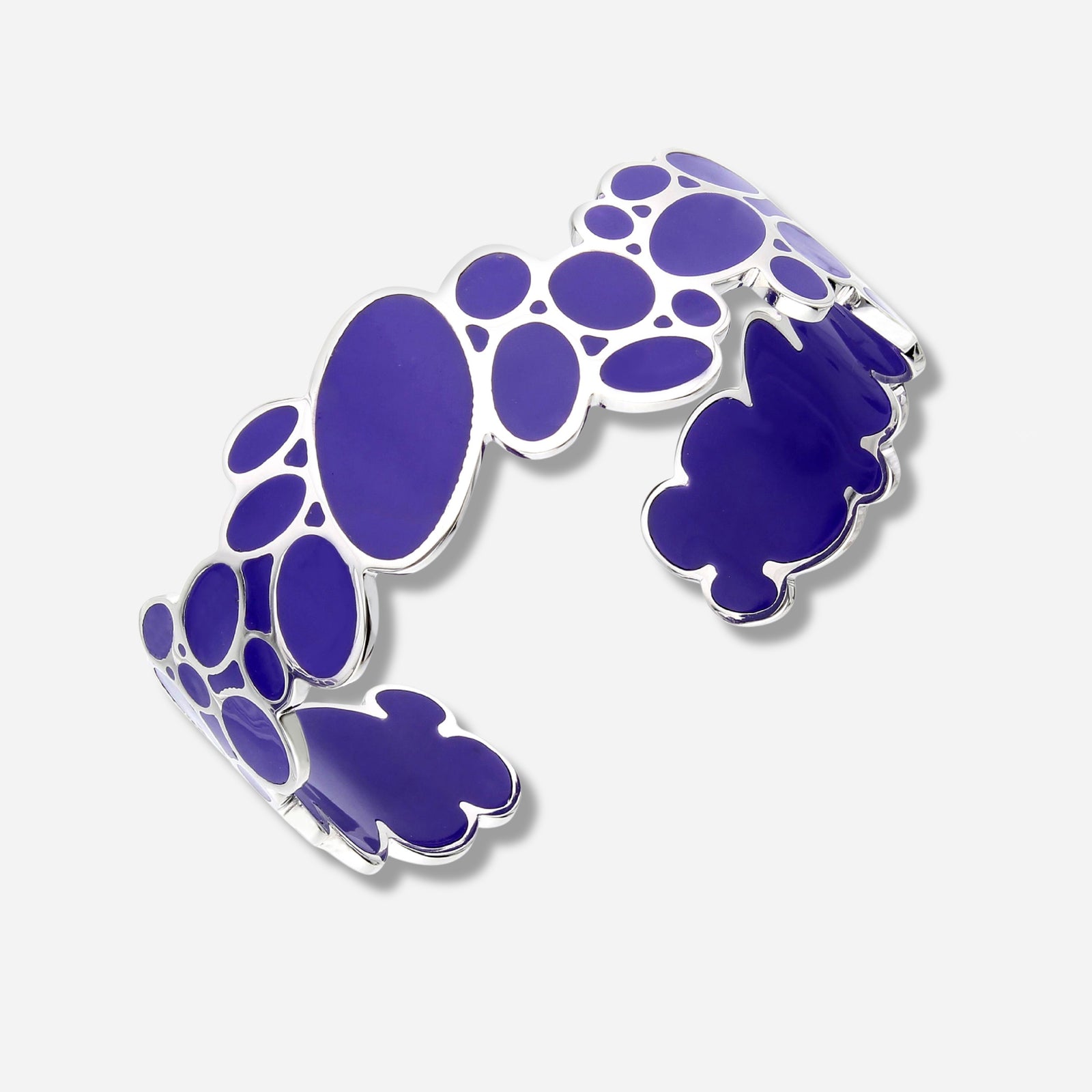 925 STERLING SILVER CLASSIC RESIN WITH ENAMEL BANGLE