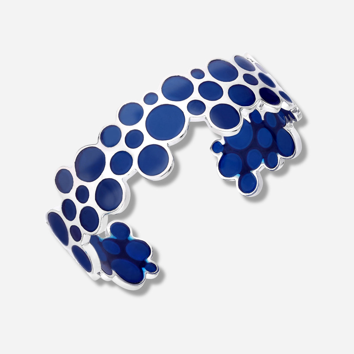 925 STERLING SILVER CLASSIC RESIN WITH ENAMEL BANGLE