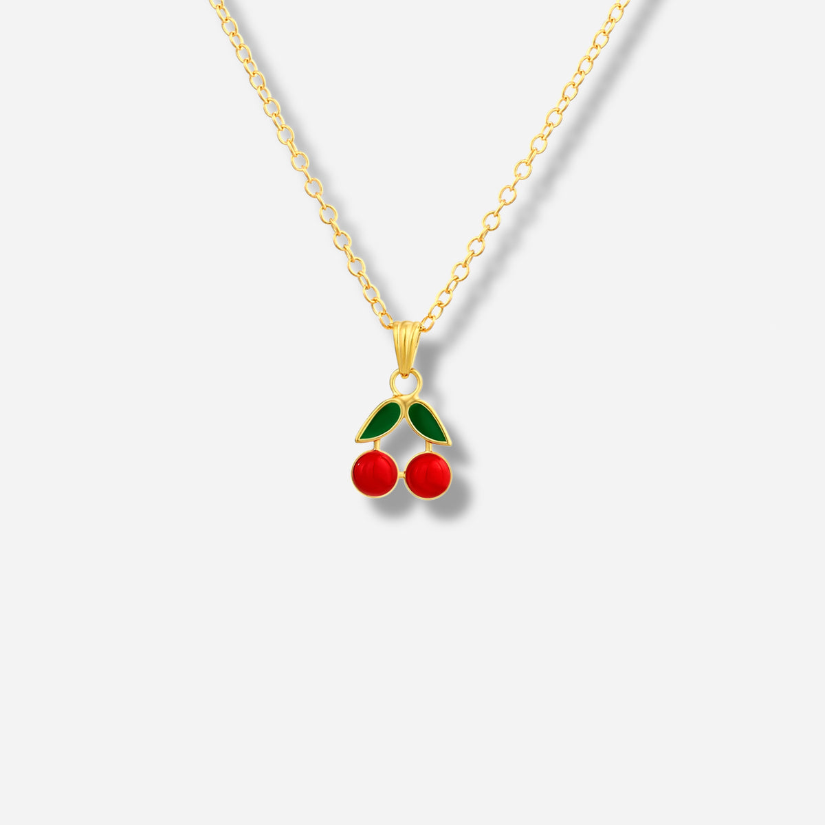 925 STERLING SILVER CHERRY PENDANT