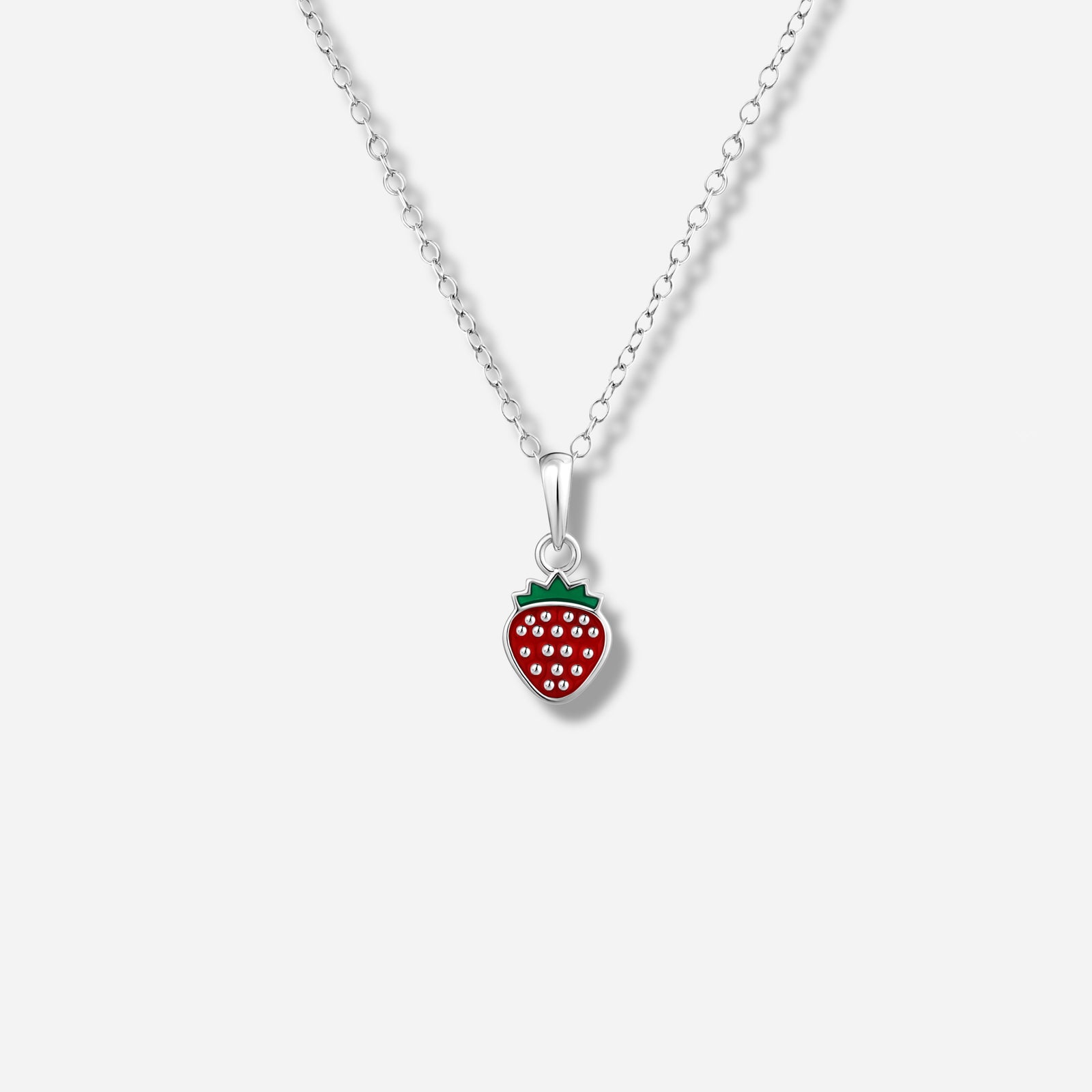 925 STERING SILVER FANCY STRAWBERRY CHARM