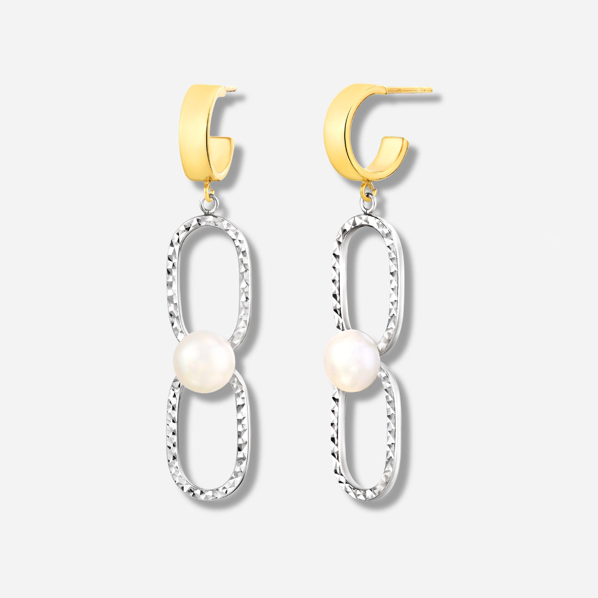 925 STERLING SILVER FRESHWATER PEARLS EARRINGS