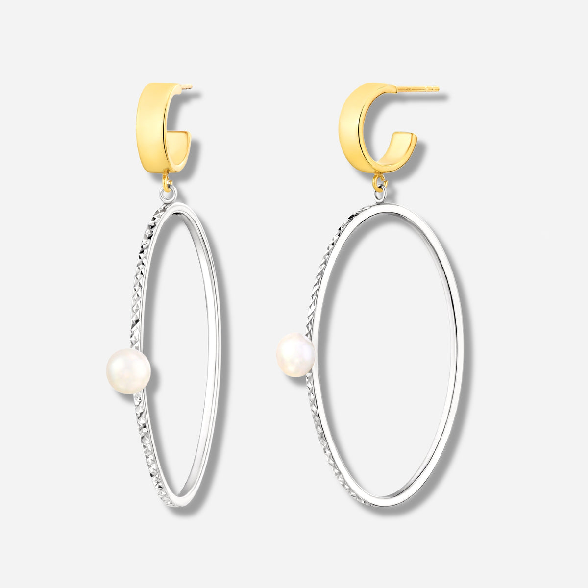 925 STERLING SILVER FRESHWATER PEARLS EARRINGS