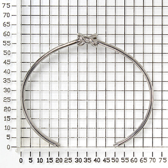 925 STERLING SILVER KNOT CUFF BANGLE