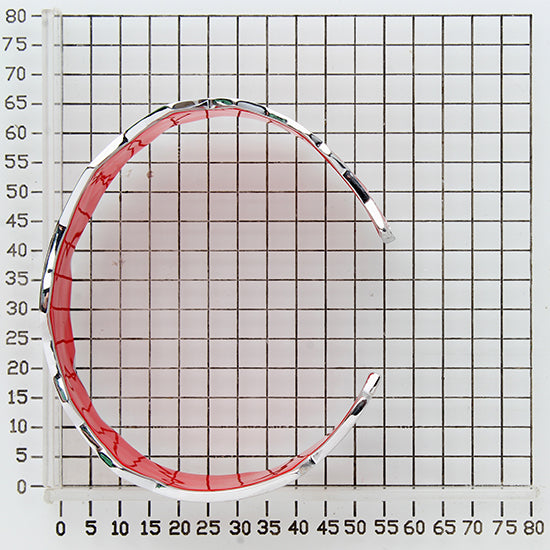 925 STERLING SILVER CLASSIC RESIN WITH ENAMEL BANGLE