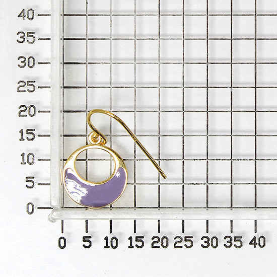 925 STERLING SILVER EARRINGS WITH ENAMEL