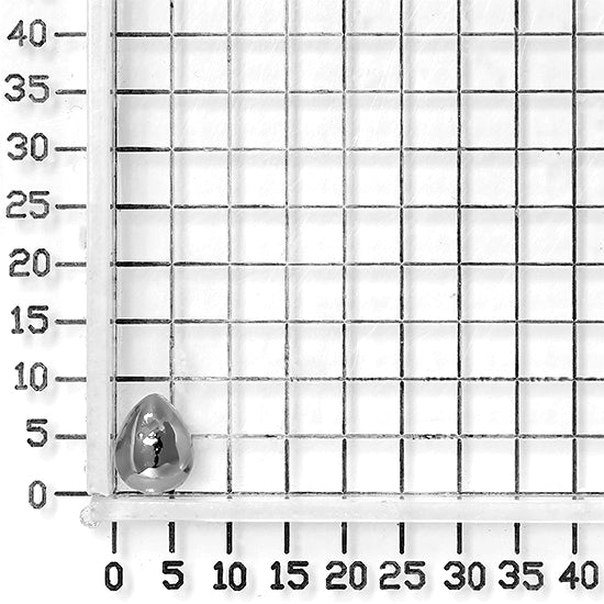 925 STERLING SILVER PEAR STUD EARRINGS