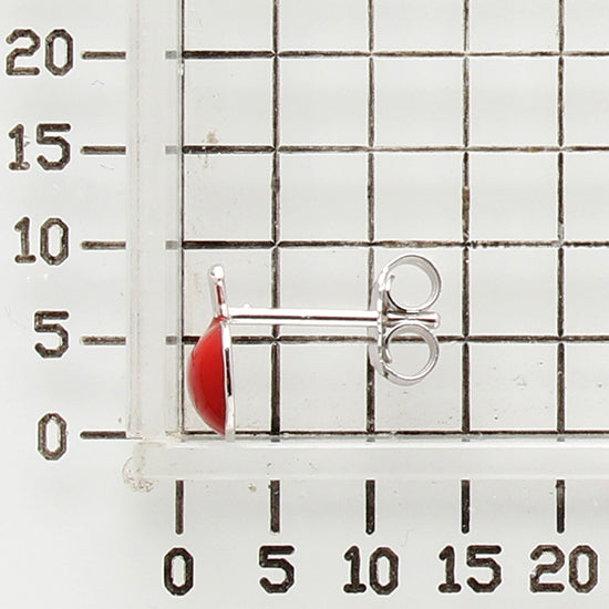 925 STERLING SILVER EARRINGS WITH ENAMEL