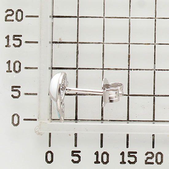 925 STERLING SILVER EARRINGS WITH ENAMEL