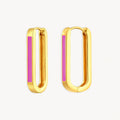 925 STERLING SILVER EARRINGS WITH ENAMEL