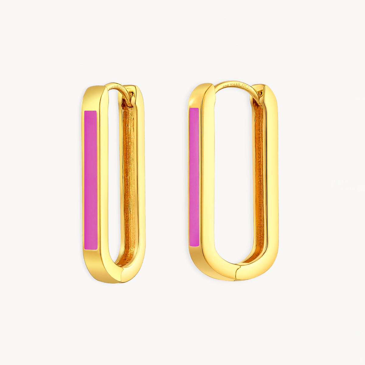 925 STERLING SILVER EARRINGS WITH ENAMEL