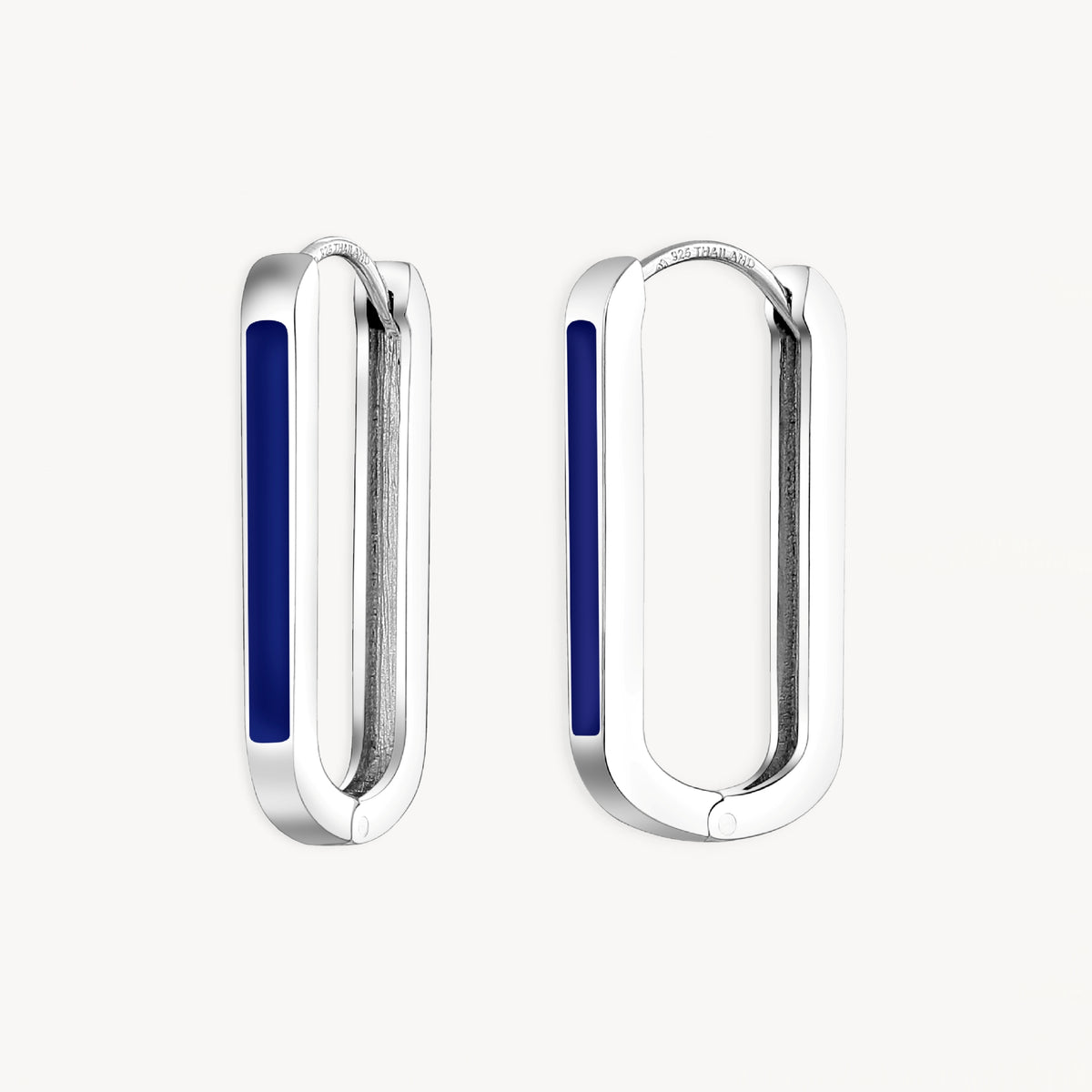 925 STERLING SILVER EARRINGS WITH ENAMEL