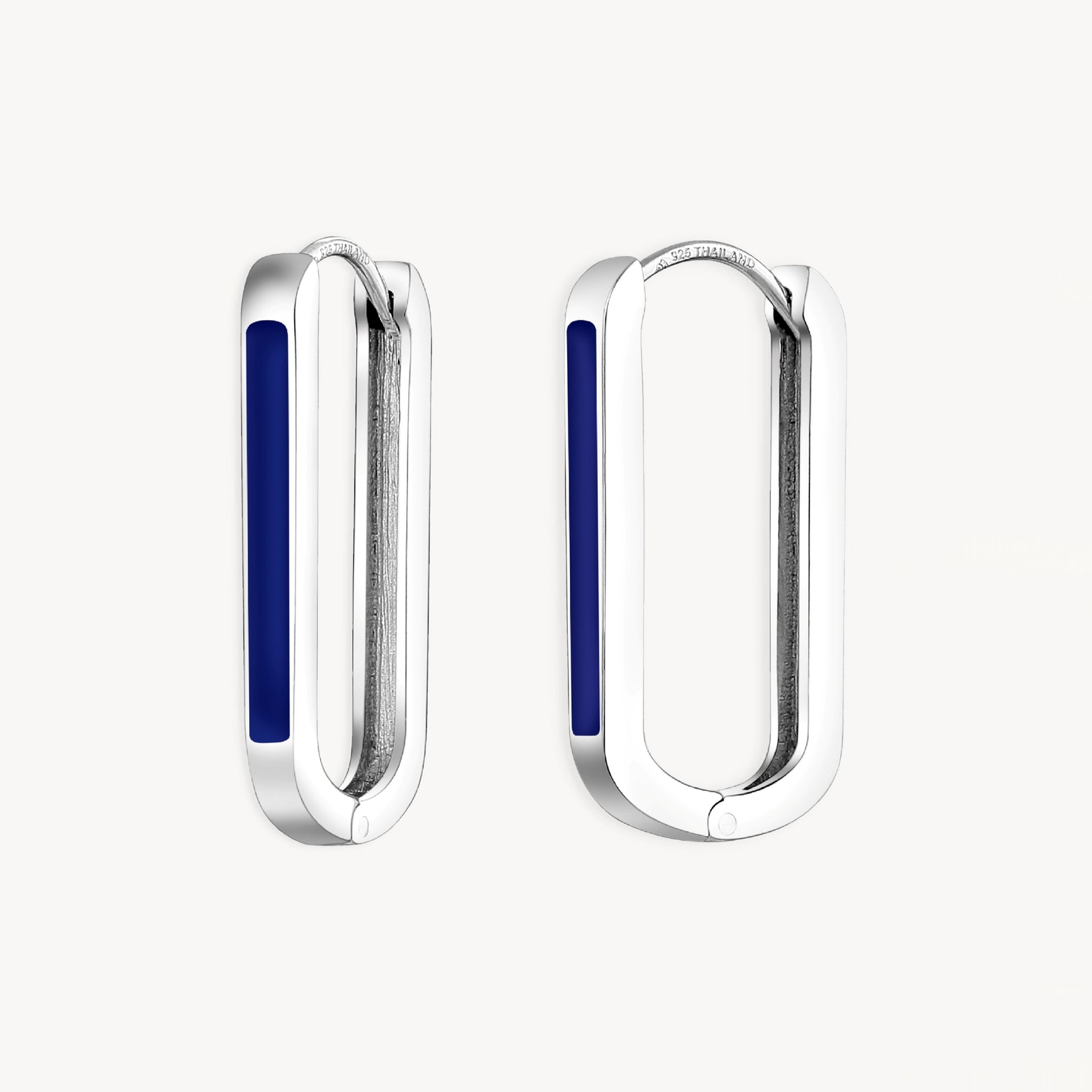 925 STERLING SILVER EARRINGS WITH ENAMEL