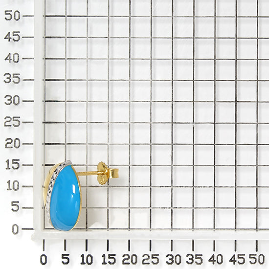 925 STERLING SILVER EARRINGS WITH ENAMEL
