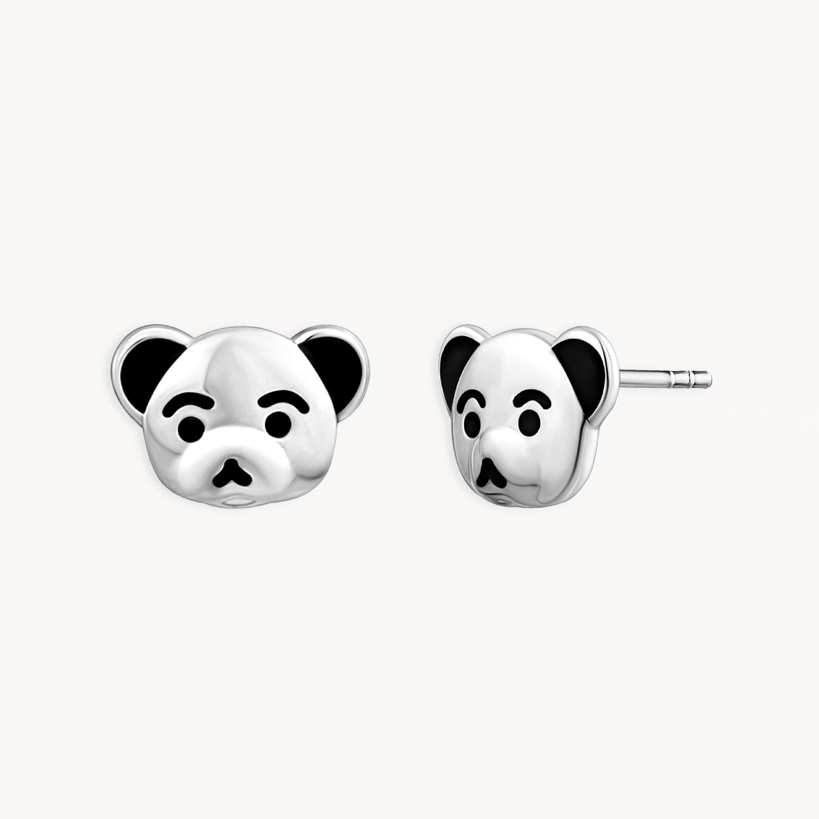 925 STERLING SILVER EARRINGS WITH ENAMEL