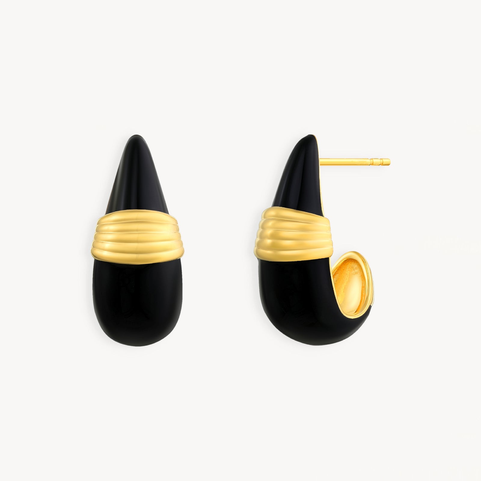 925 STERLING SILVER EARRINGS WITH ENAMEL