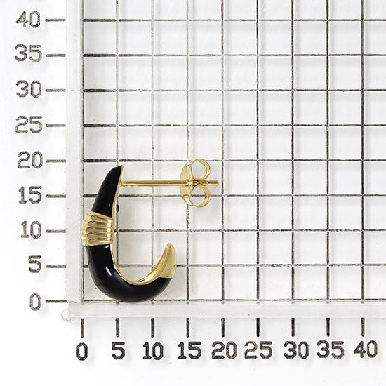 925 STERLING SILVER EARRINGS WITH ENAMEL