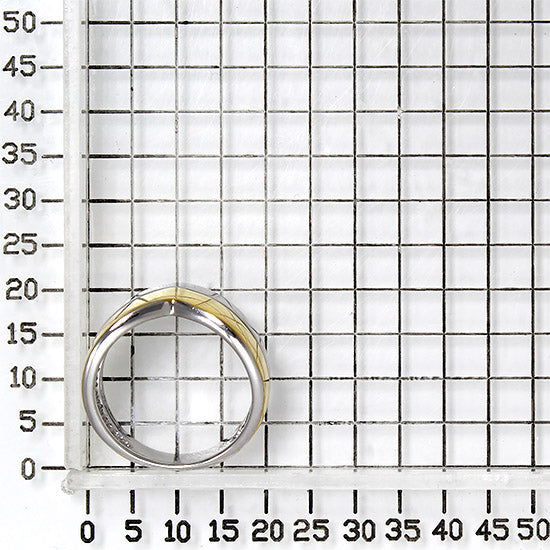 925 STERLING SILVER 2 TONE RING