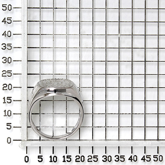 925 STERLING SILVER WITH DIAMOND CUT RING