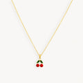 925 STERLING SILVER CHERRY PENDANT