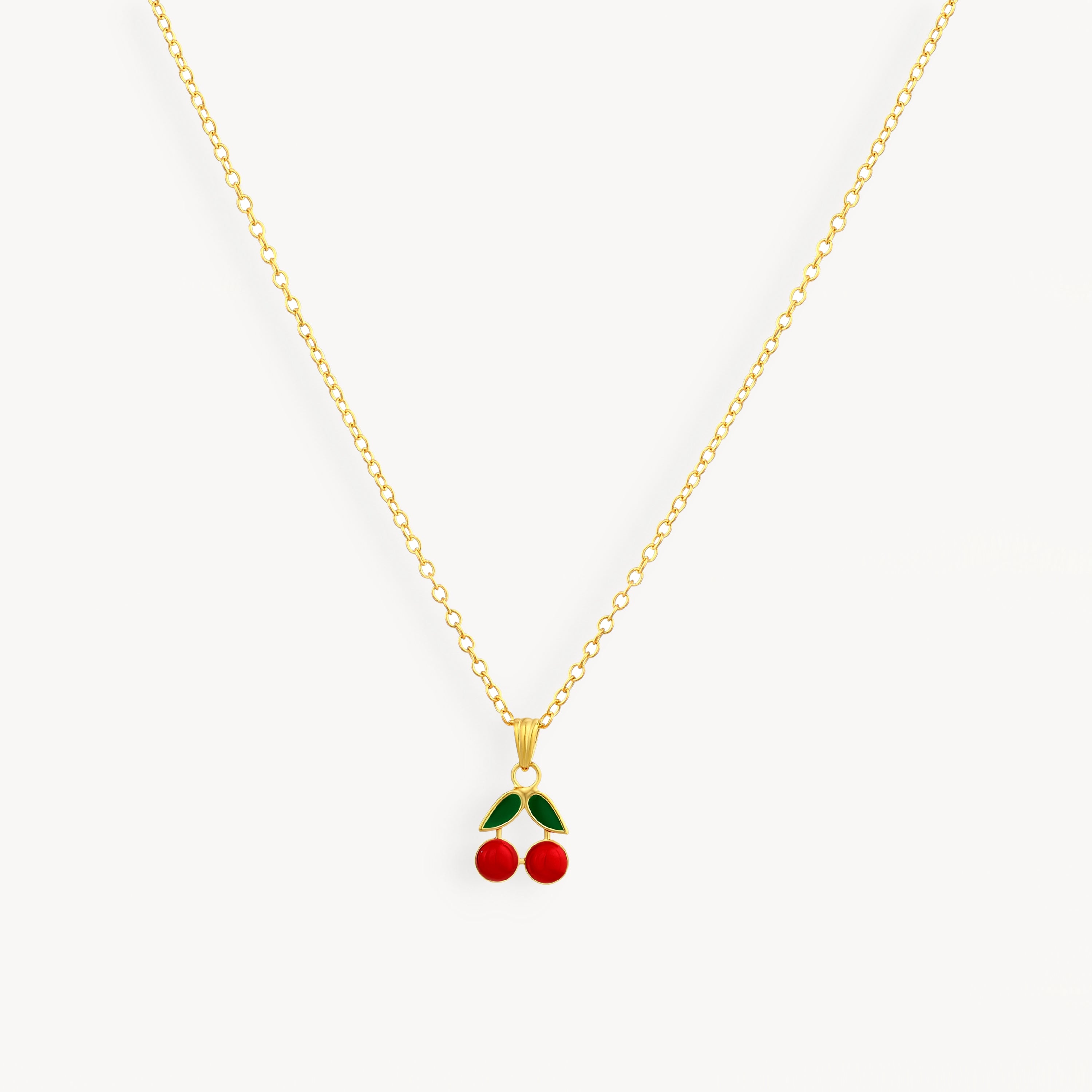 925 STERLING SILVER CHERRY PENDANT