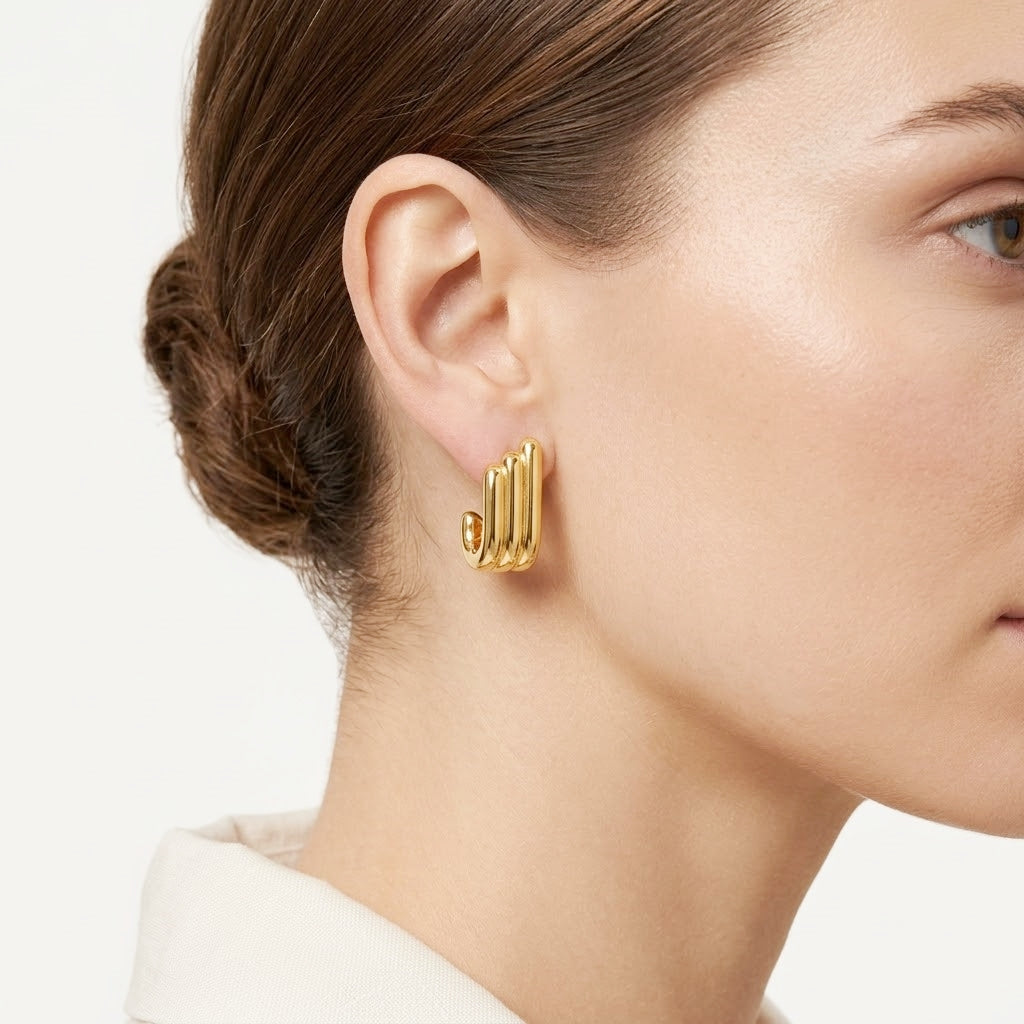 925 STERLING SILVER ELECTROFORM EARRINGS
