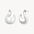 925 STERLING SILVER ELECTROFORM EARRINGS