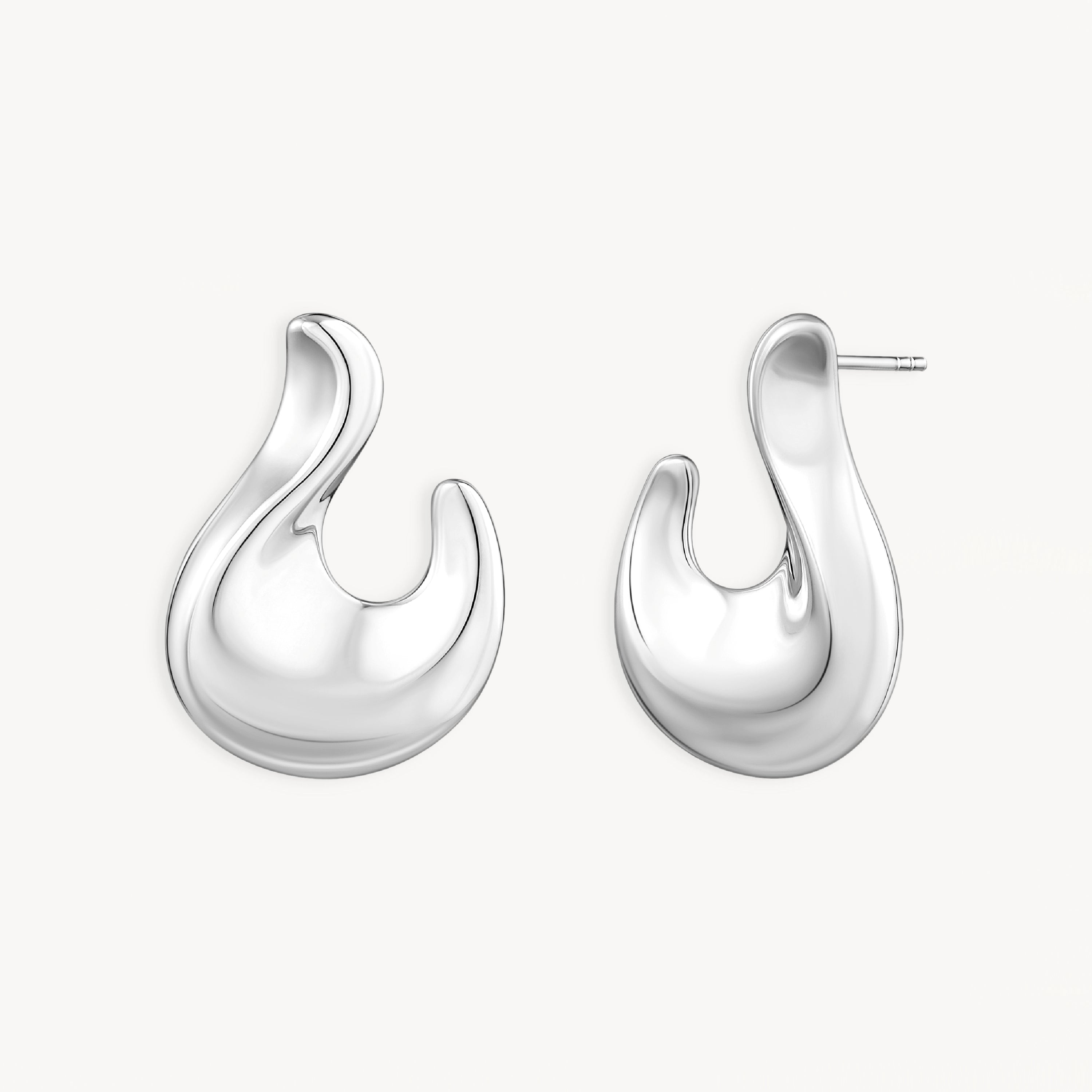 925 STERLING SILVER ELECTROFORM EARRINGS