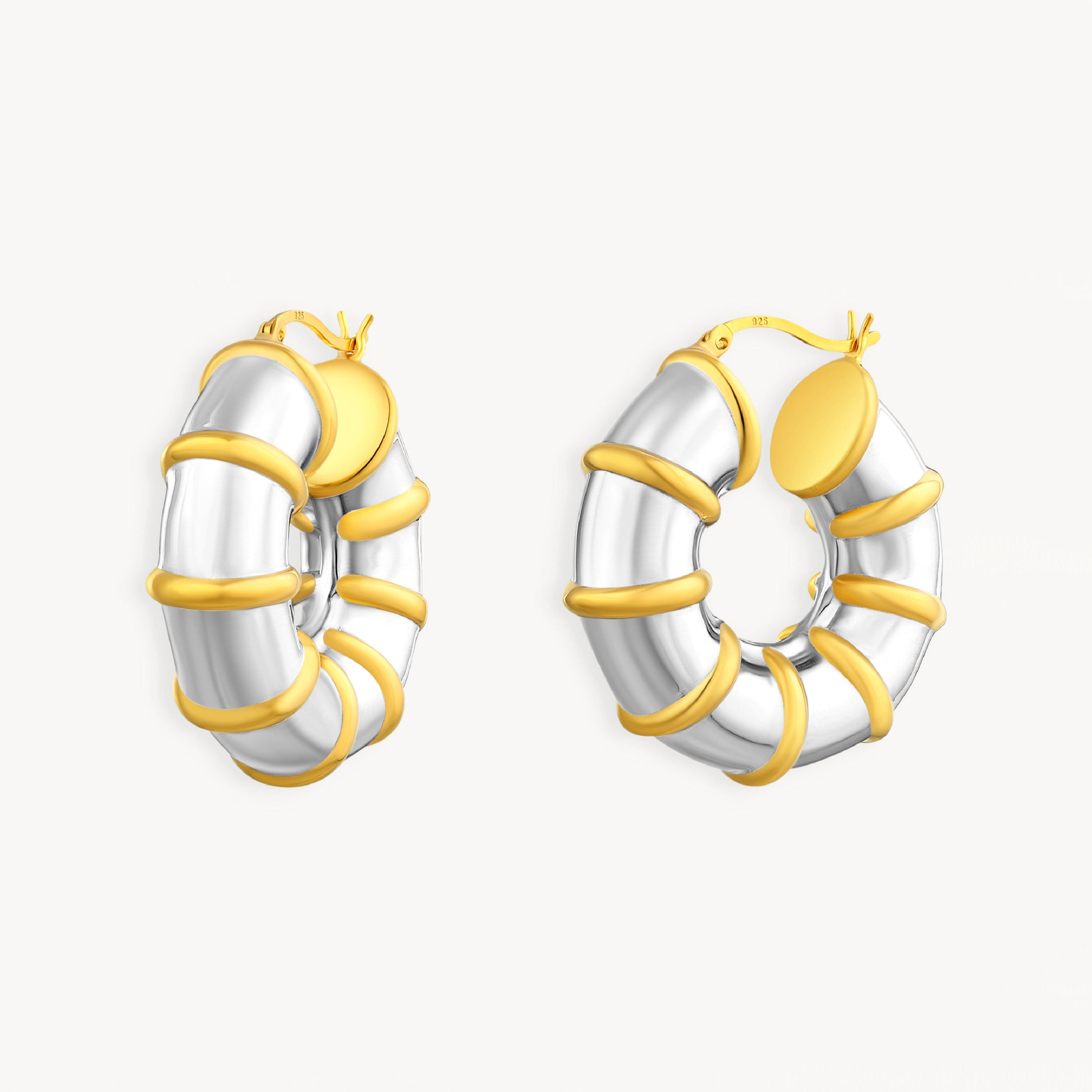925 STERLING SILVER ELECTROFORM EARRINGS