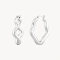 925 STERLING SILVER ELECTROFORM EARRINGS