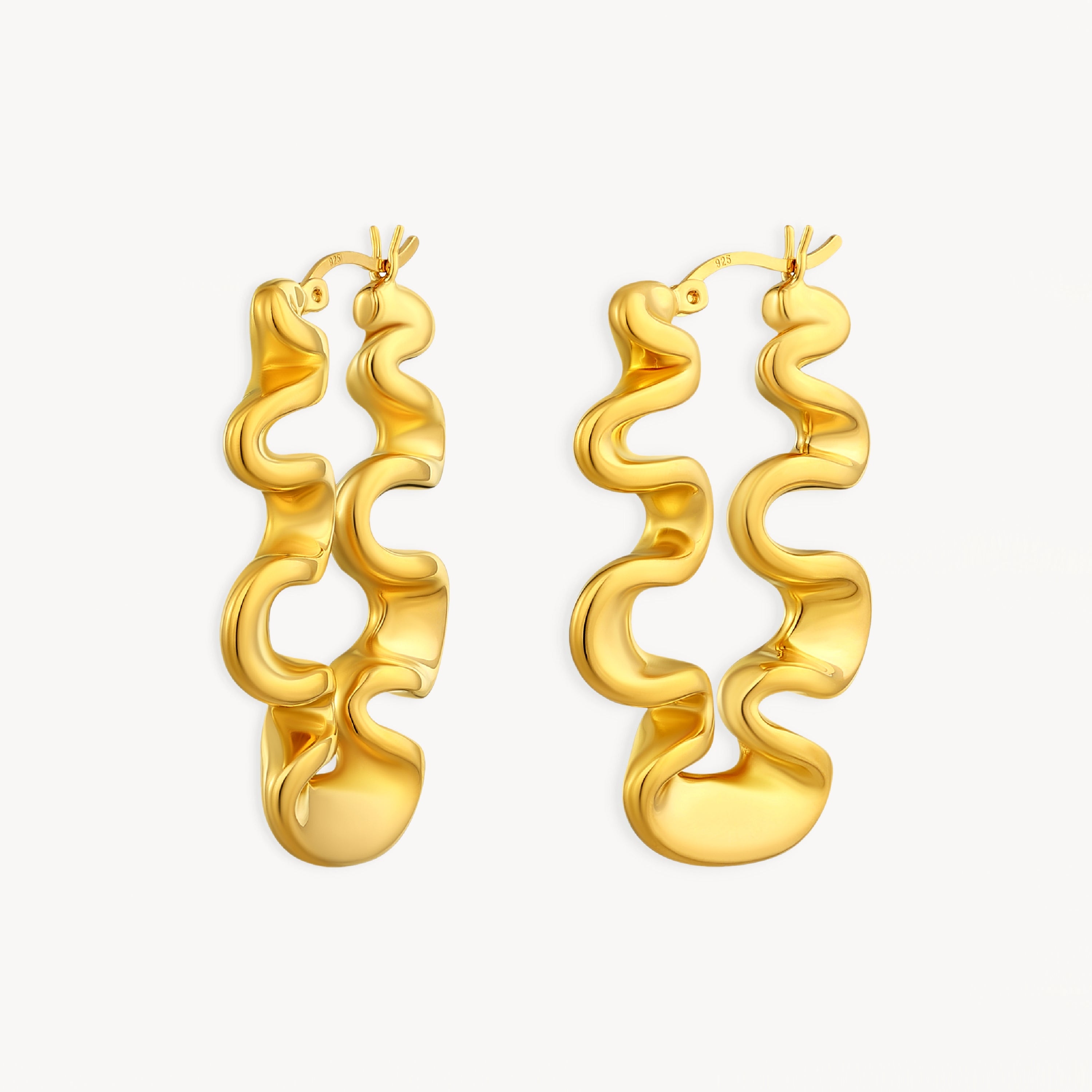 925 STERLING SILVER ELECTROFORM EARRINGS