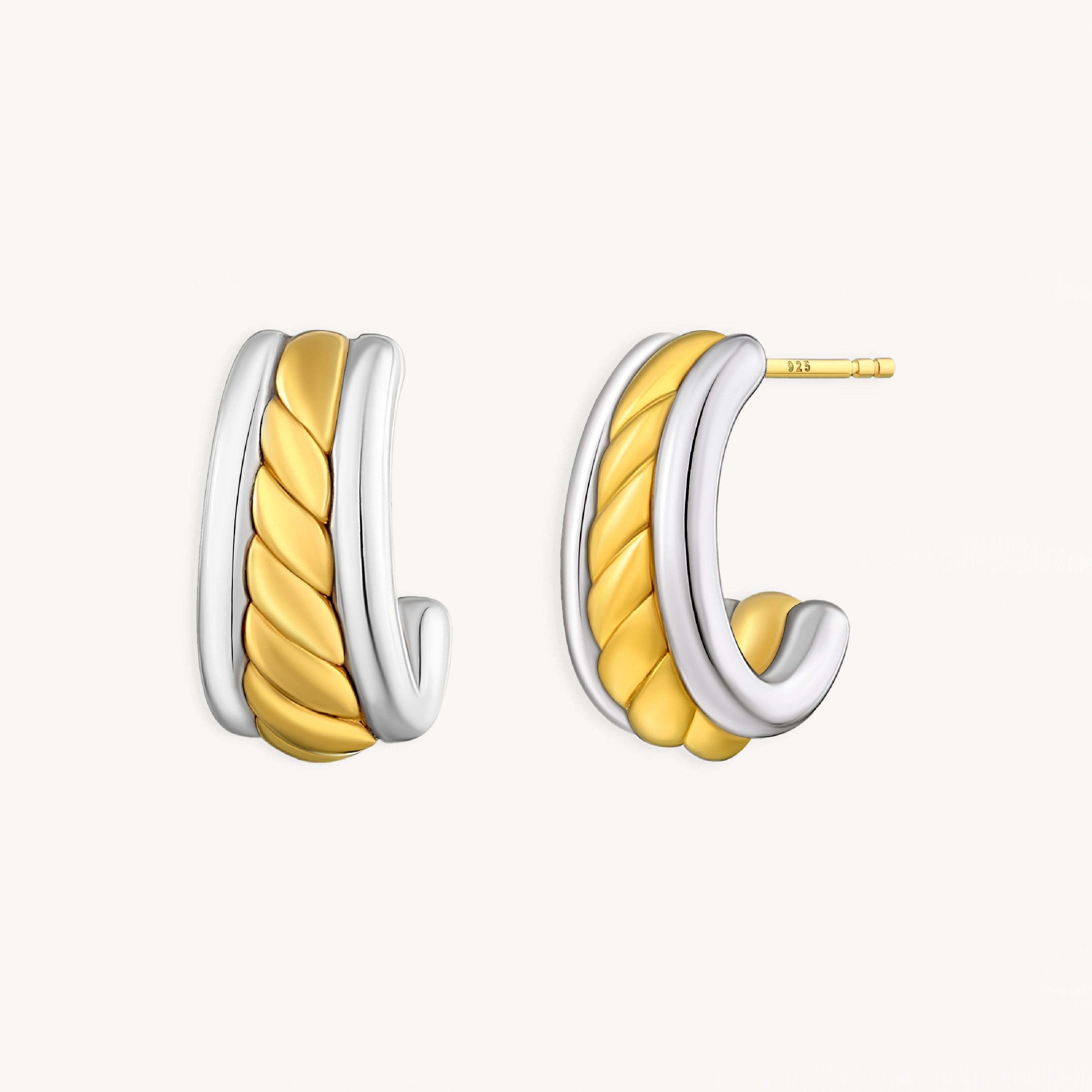 925 STERLING SILVER ELECTROFORM EARRINGS
