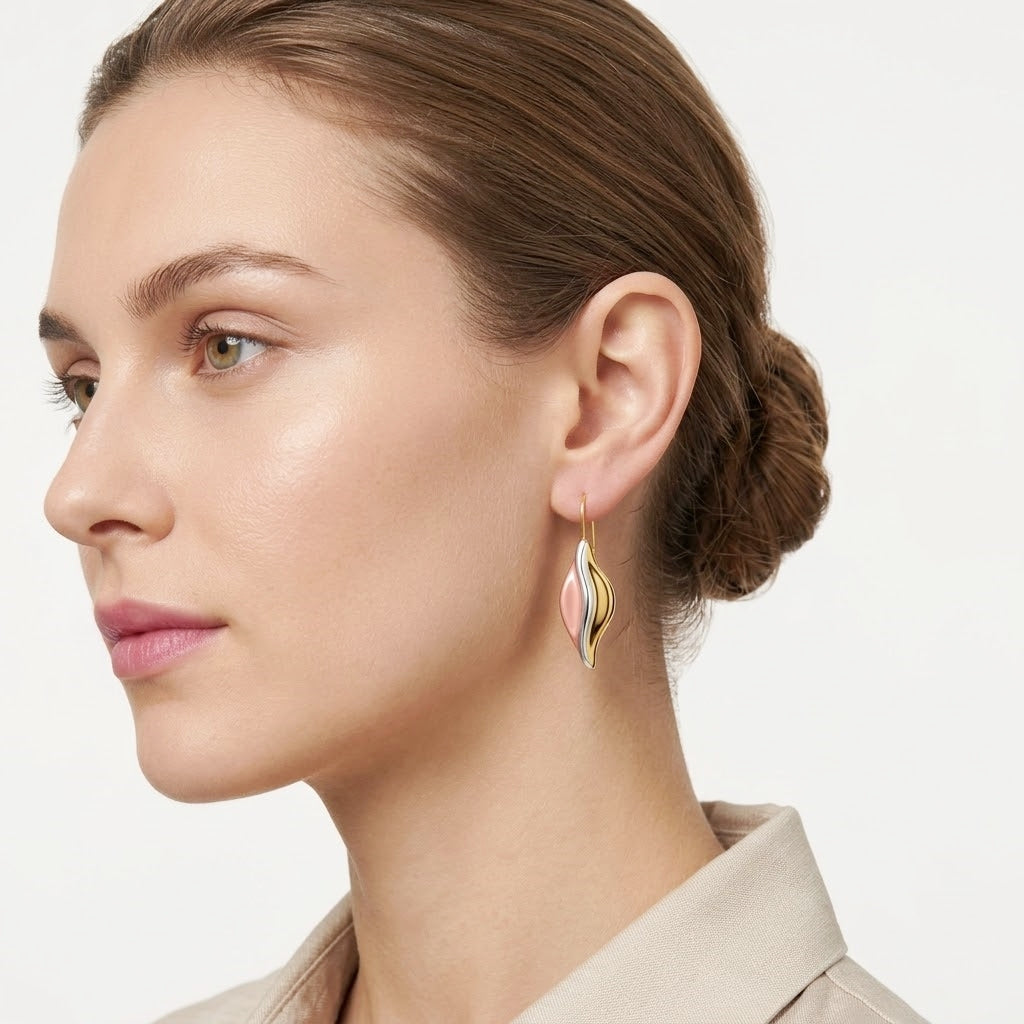925 STERLING SILVER ELECTROFORM EARRINGS