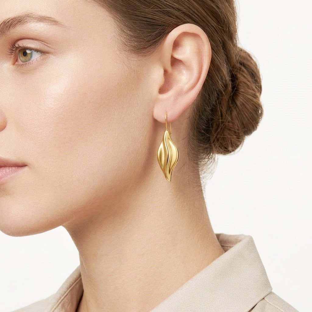 925 STERLING SILVER ELECTROFORM EARRINGS