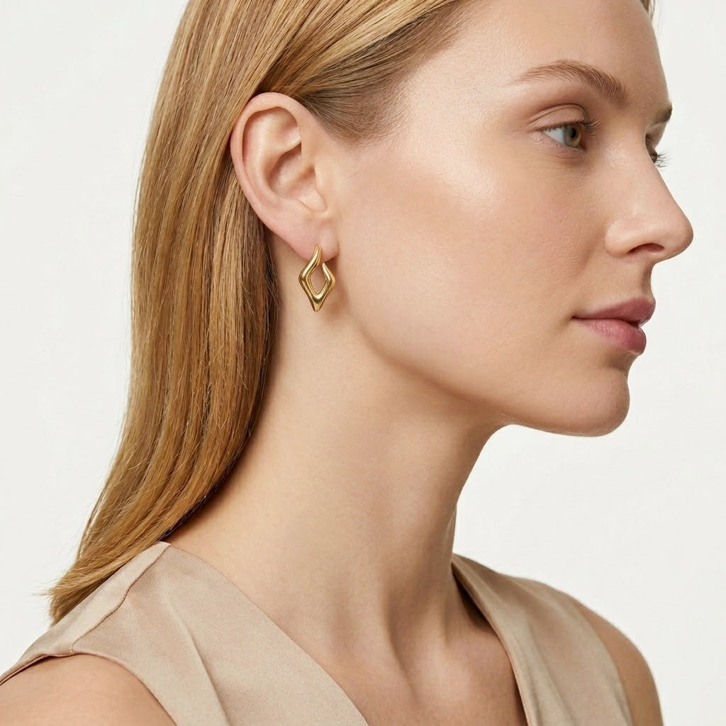 925 STERLING SILVER ELECTROFORM EARRINGS