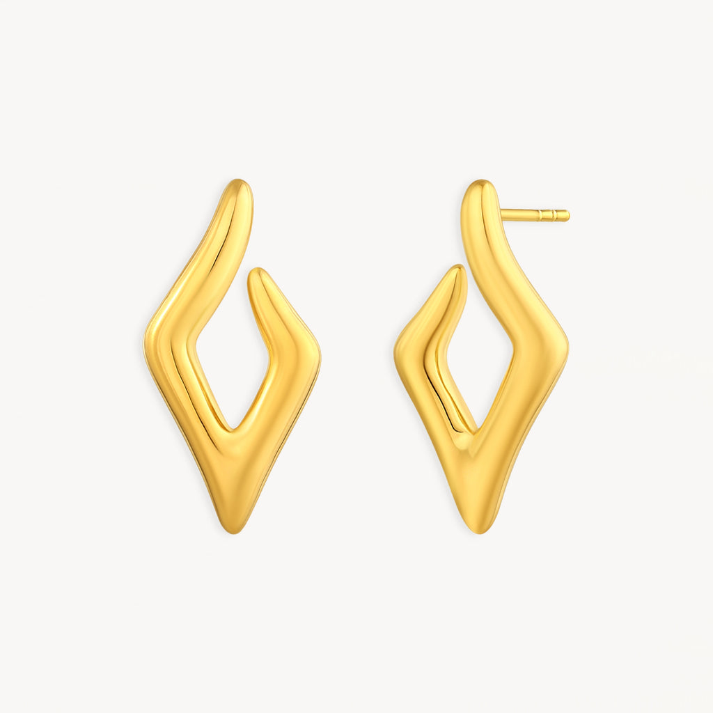925 STERLING SILVER ELECTROFORM EARRINGS