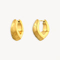 925 STERLING SILVER ELECTROFORM HUGGIE EARRINGS