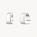 925 STERLING SILVER ELECTROFORM HUGGIE EARRINGS