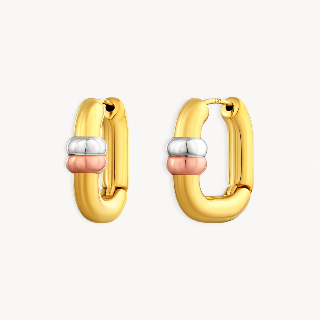 925 STERLING SILVER ELECTROFORM HUGGIE EARRINGS
