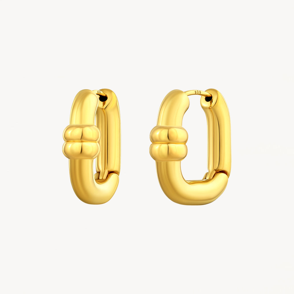 925 STERLING SILVER ELECTROFORM HUGGIE EARRINGS