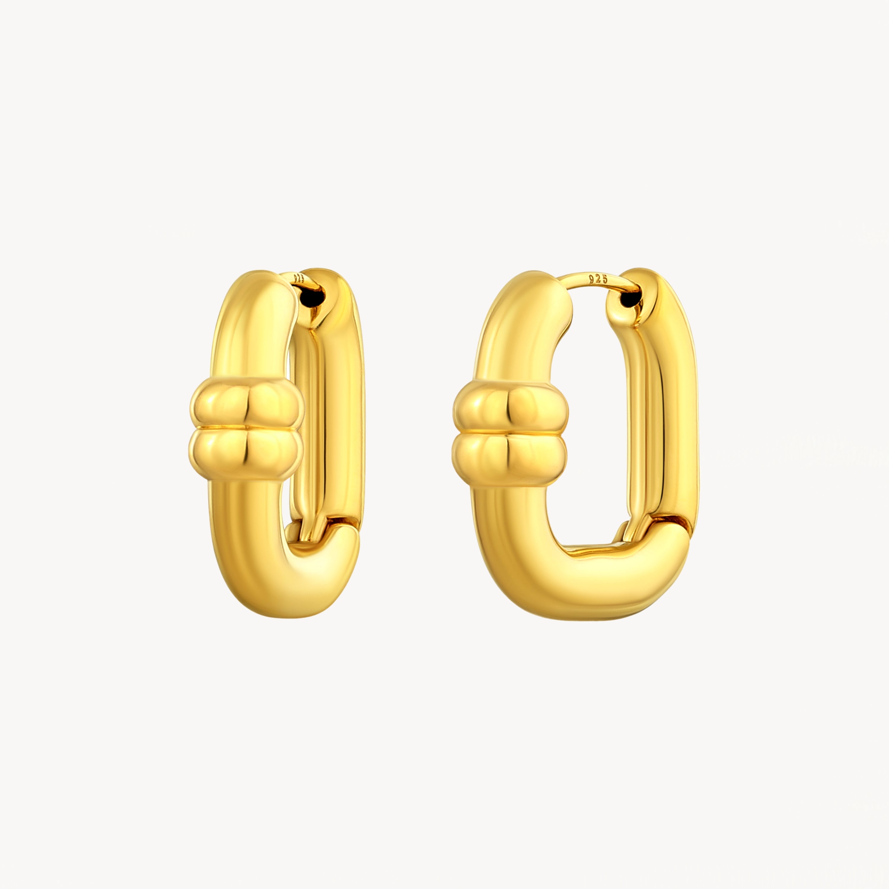 925 STERLING SILVER ELECTROFORM HUGGIE EARRINGS