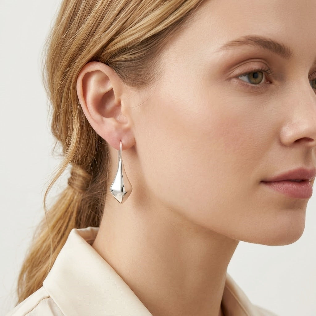 925 STERLING SILVER ELECTROFORM EARRINGS