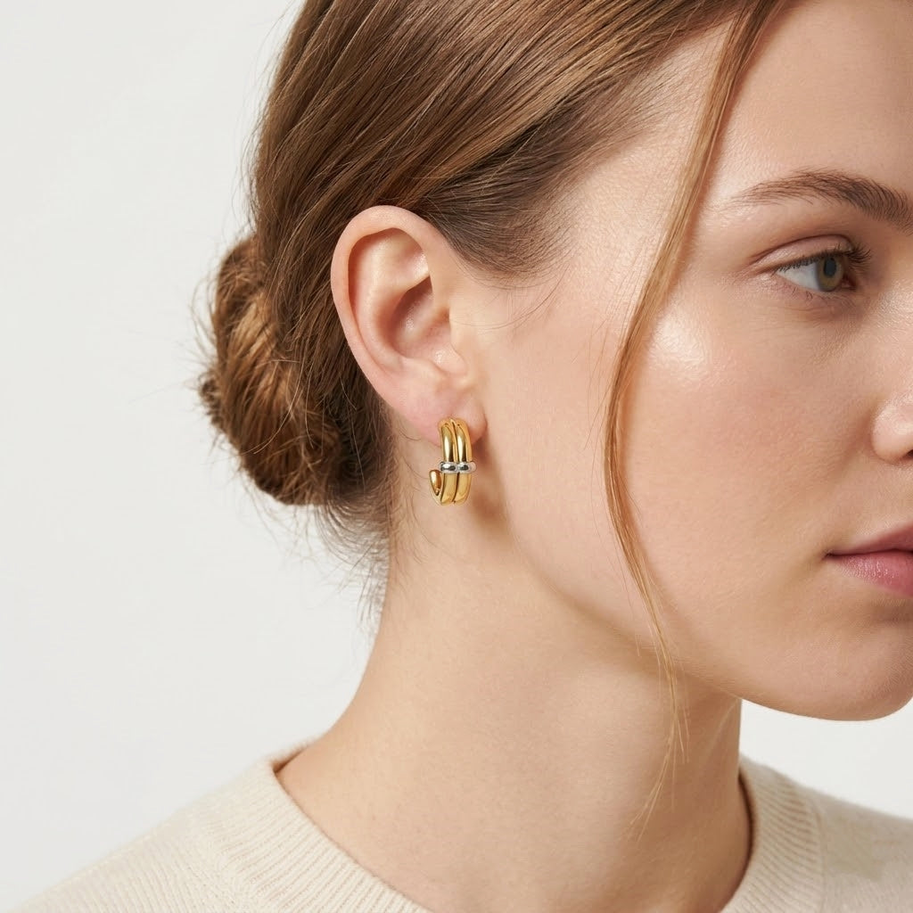925 STERLING SILVER ELECTROFORM EARRINGS