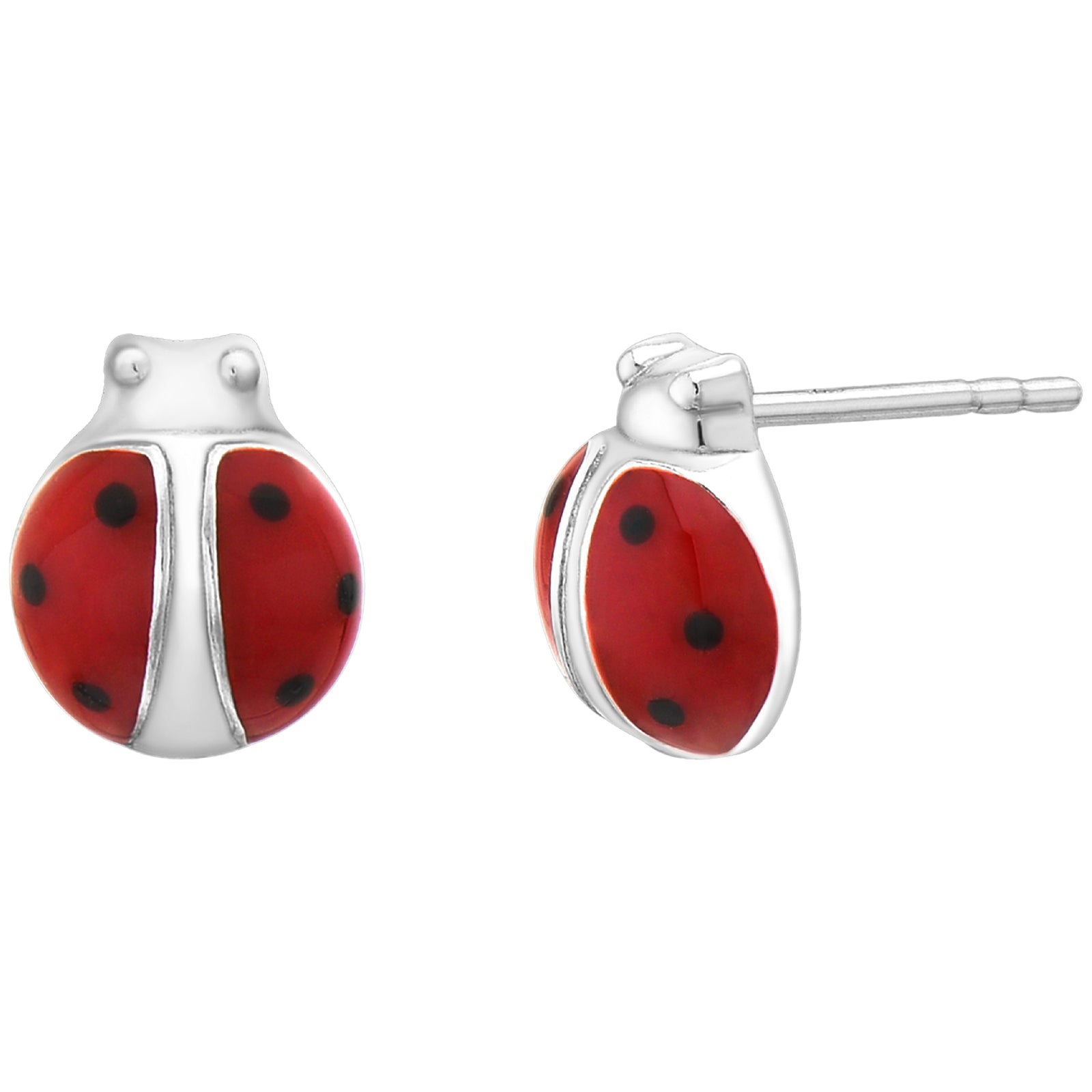 925 STERLING SILVER EARRINGS WITH ENAMEL