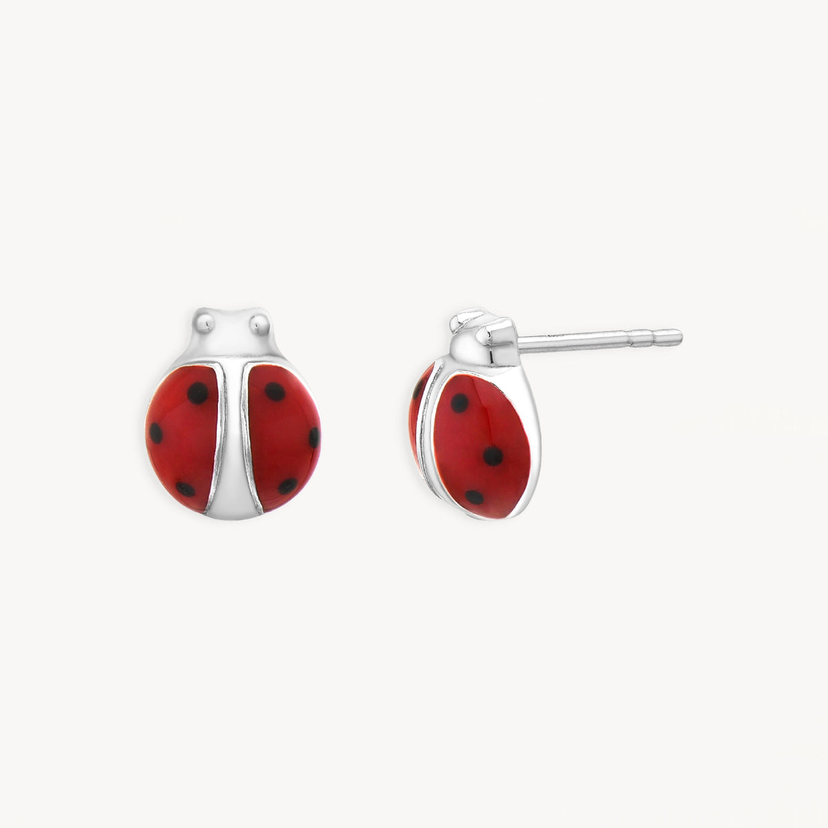 925 STERLING SILVER EARRINGS WITH ENAMEL