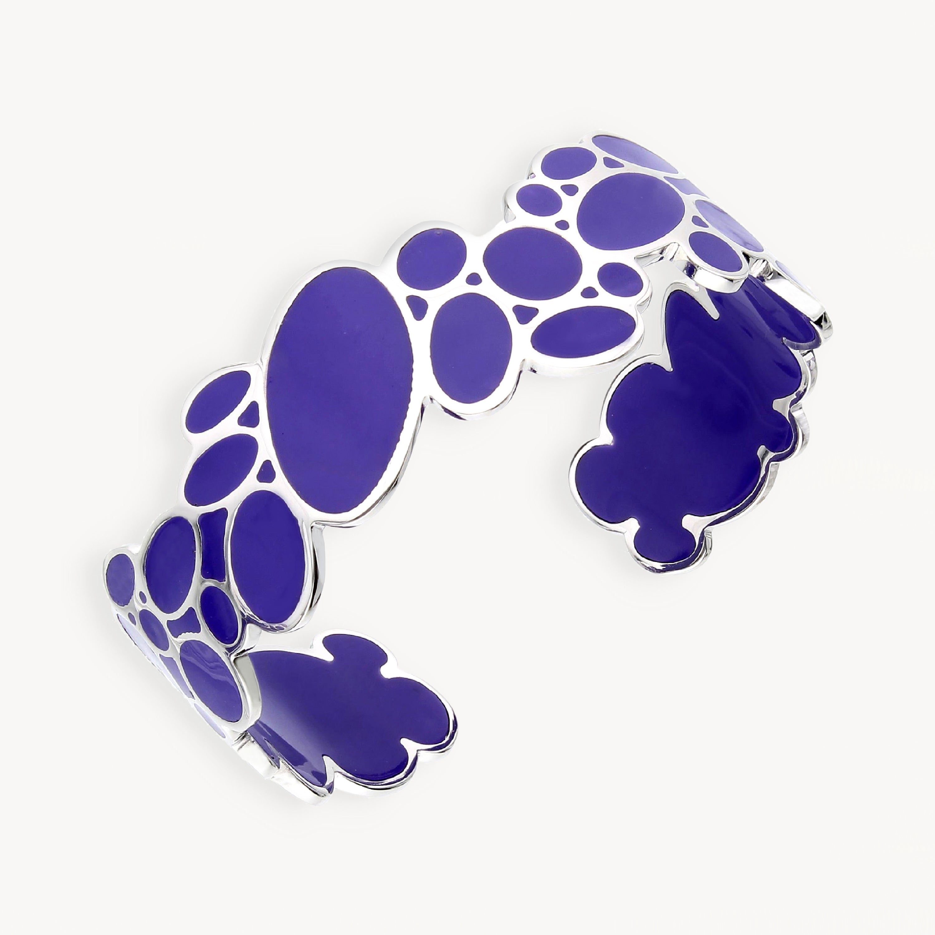 925 STERLING SILVER CLASSIC RESIN WITH ENAMEL BANGLE