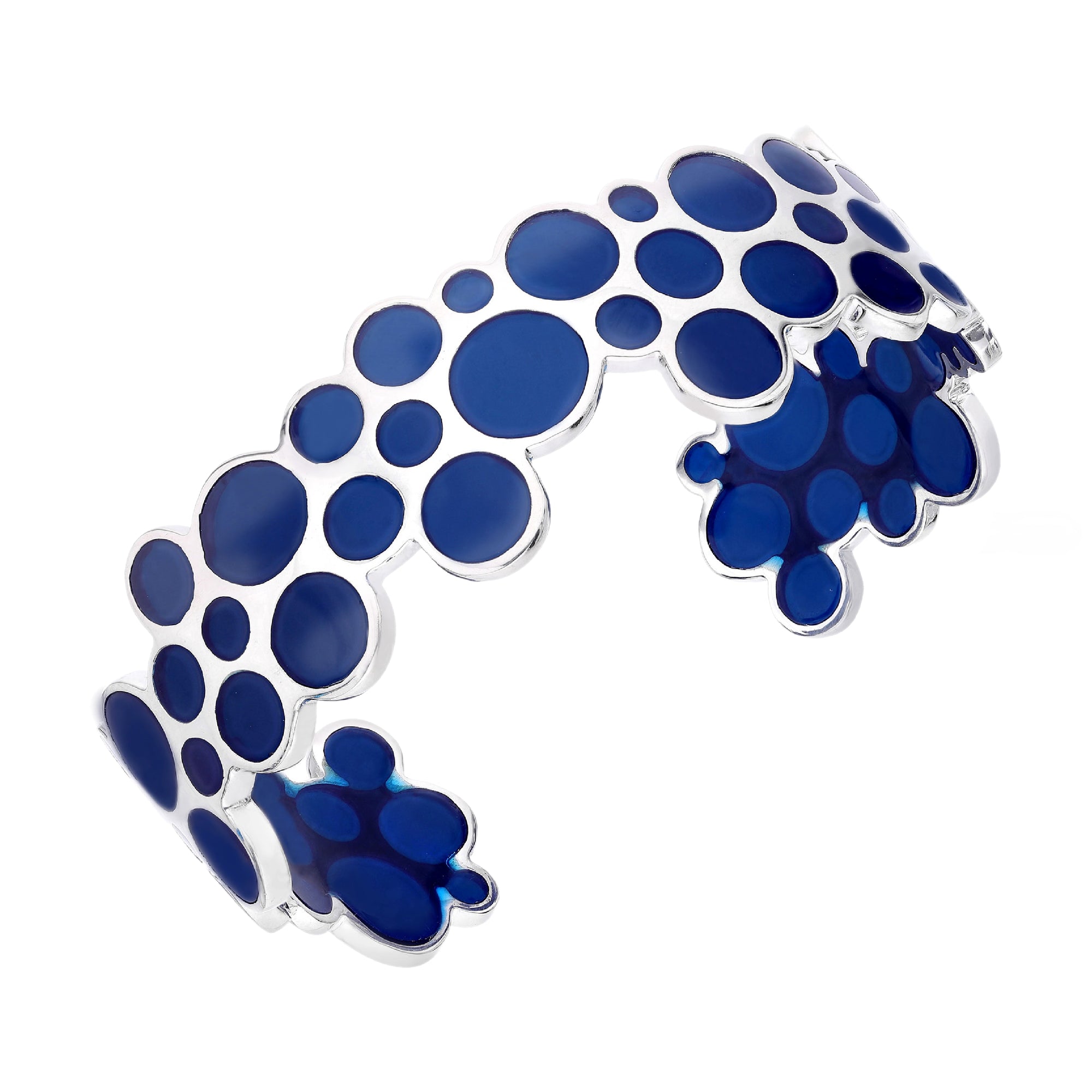 925 STERLING SILVER CLASSIC RESIN WITH ENAMEL BANGLE